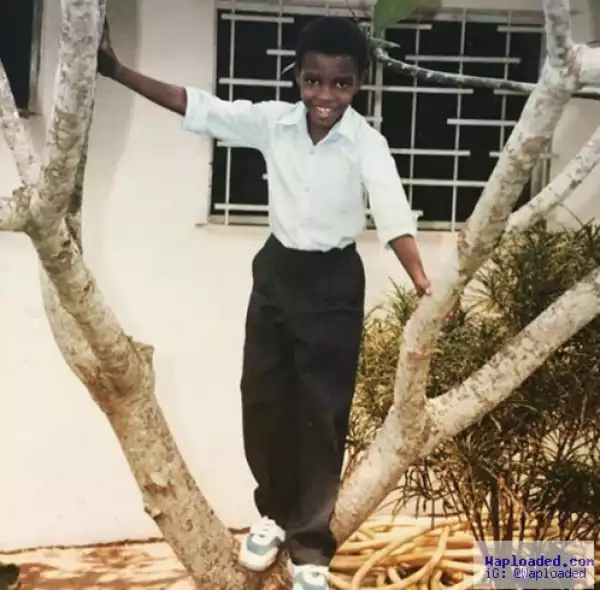 Checkout This Cute Throwback Photo Of Actor John Dumelo As A Young Boy